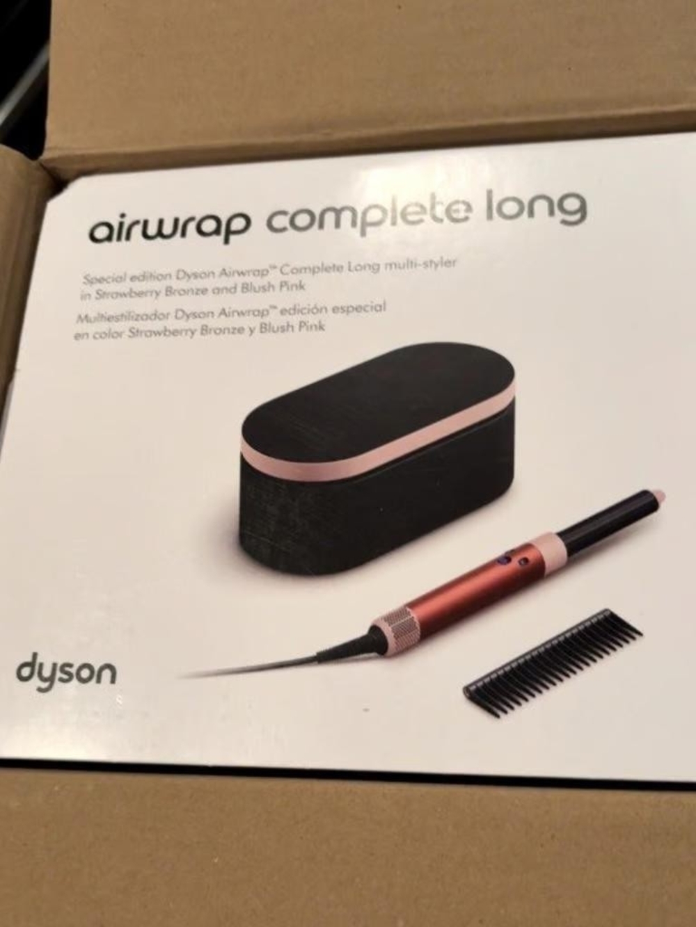 Dyson Airwrap Complete Long in Strawberry Bronze & Blush Pink